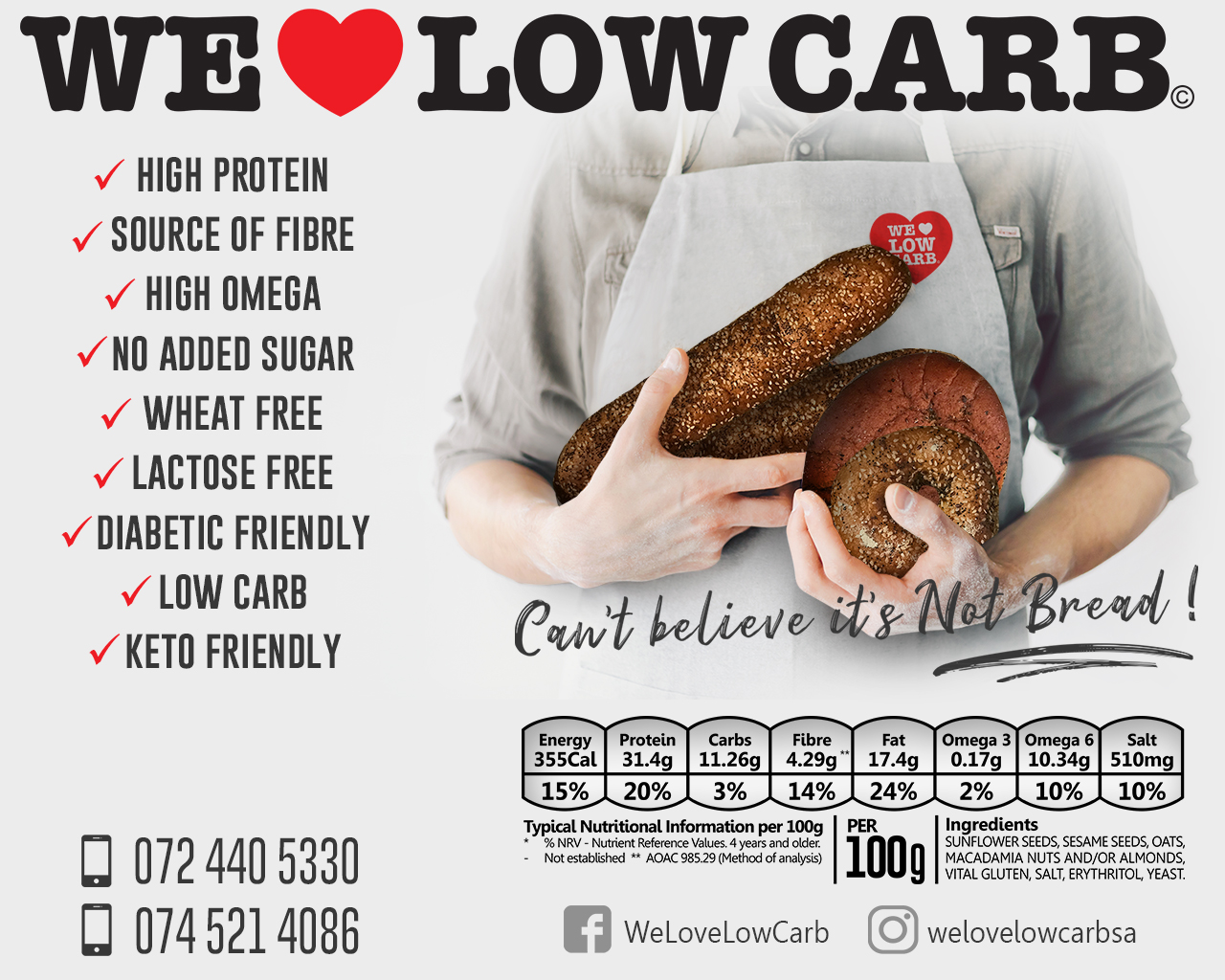 We love low carb